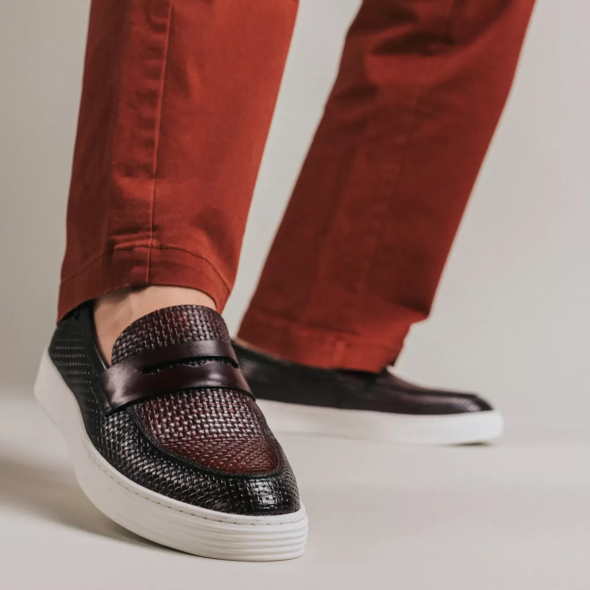 TAFT Taft 365|Taft 365 Shoes>Model 106 Loafer In Cherry