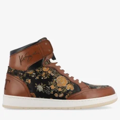 TAFT The Rapido Sneaker|Sneakers>Rapido Brown High Top Sneakers - Eden |