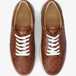 TAFT The Rapido Sneaker|Sneakers>Rapido Low In Brown Woven - Brown Mens Sneakers |