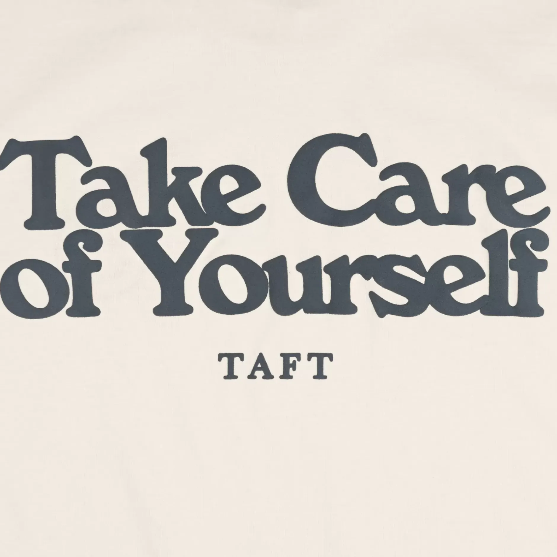 TAFT Mental Health Merch>Take Care T-Shirt In Ecru