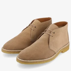 TAFT Boots>The Chukka Boot In Beige - Mens Dress Boots |