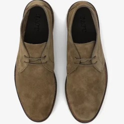 TAFT Boots>The Chukka Boot In Olive - Mens Chukka Boots |
