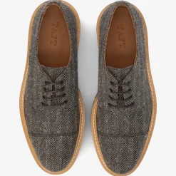 TAFT Shoes>The Country Captoe - Taupe Mens Shoe |