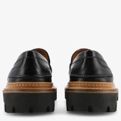TAFT Loafers|Shoes>The Country Loafer - Black Designer Loafer |