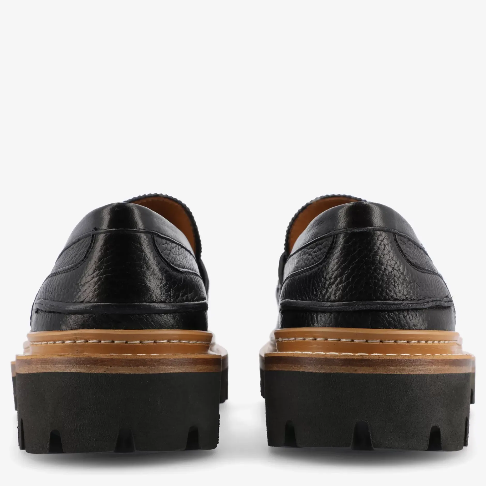 TAFT Loafers|Shoes>The Country Loafer - Black Designer Loafer |
