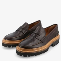 TAFT Loafers|Shoes>The Country Loafer In Coffee - Dark Brown Loafer |