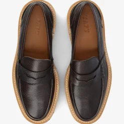 TAFT Loafers|Shoes>The Country Loafer In Coffee - Dark Brown Loafer |