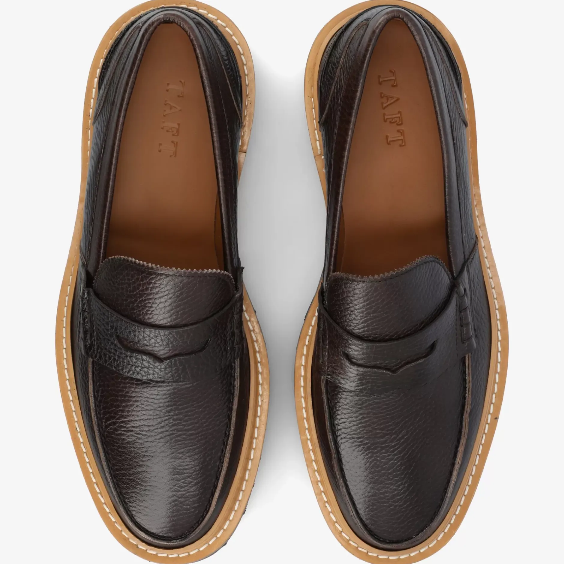 TAFT Loafers|Shoes>The Country Loafer In Coffee - Dark Brown Loafer |