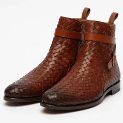 TAFT Chelsea Boots|Boots>The Dylan Boot - Woven Leather Boot |