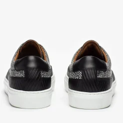 TAFT Sneakers>The Fifth Ave Sneaker In Stone Pebbled Leather |