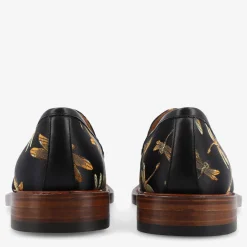 TAFT Loafers|Shoes>The Fitz Black Loafers - Black Dragonfly |