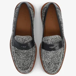 TAFT Loafers|Shoes>The Fitz Loafer In Rainclouds - Black And White Dot |