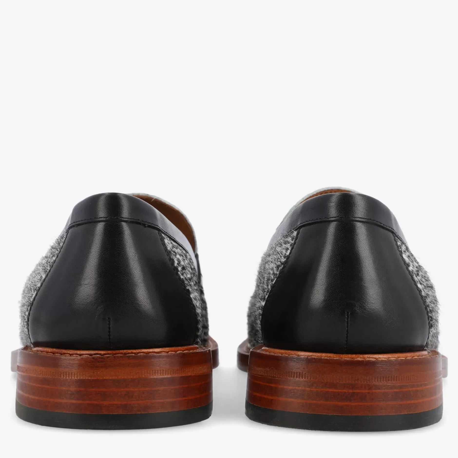 TAFT Loafers|Shoes>The Fitz Loafer In Rainclouds - Black And White Dot |
