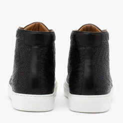 TAFT Sneakers>The Hightop Sneaker In Black Woven |