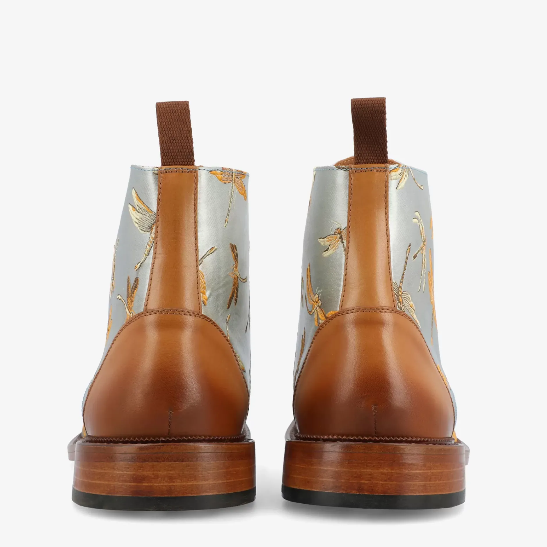 TAFT Boots>The Jack Boot In Blue Dragonfly Print |