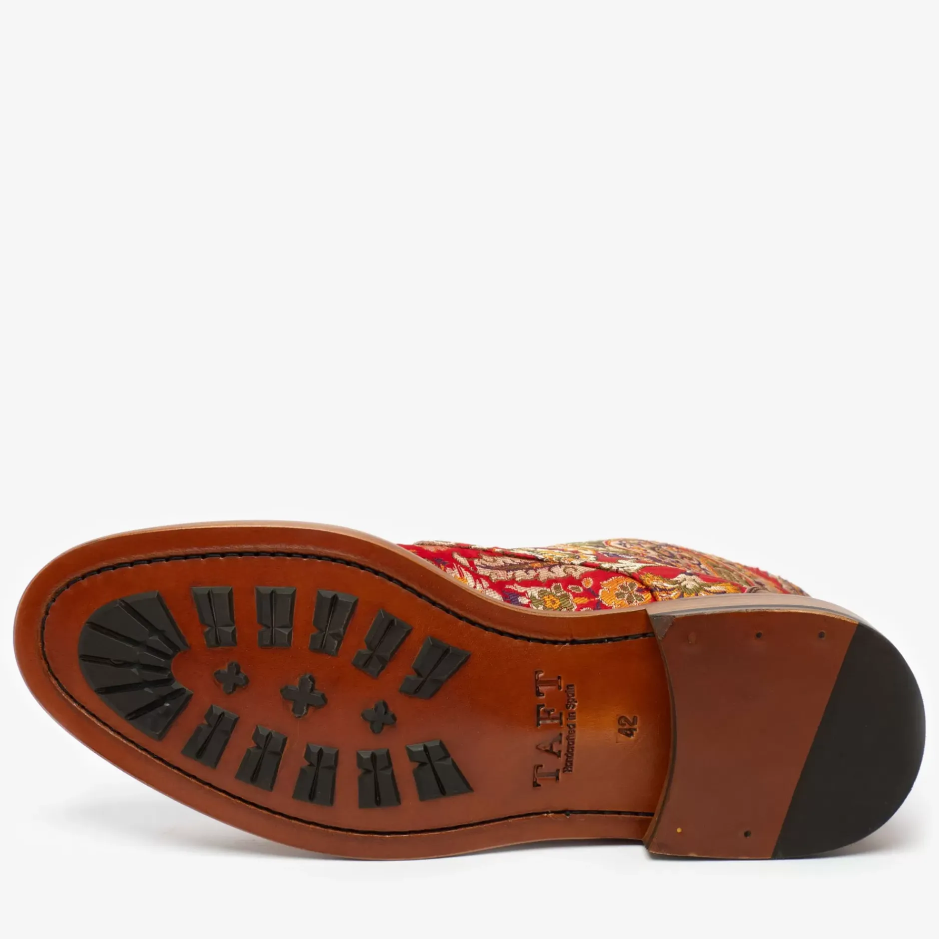 TAFT Boots>The Jack Boot In Red Paisley |