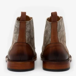 TAFT Boots>The Jack Boot In Taupe Paisley |