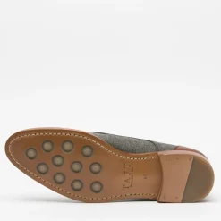 TAFT Shoes>The Jack Shoe - Grey/Brown Leather Shoes |