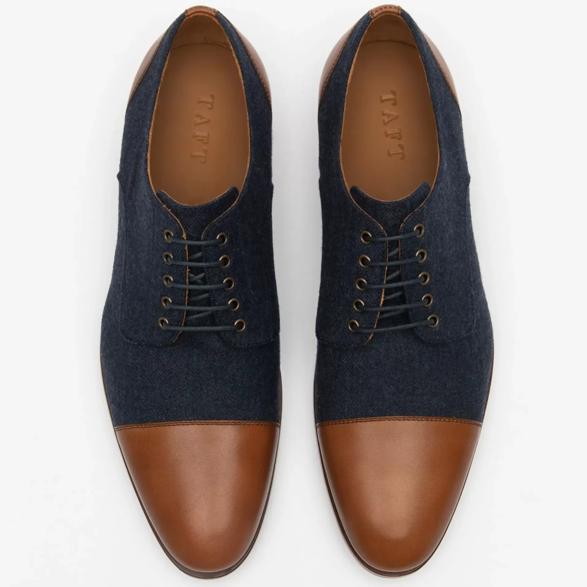 TAFT Shoes>The Jack Shoe - Navy Dress Shoes |