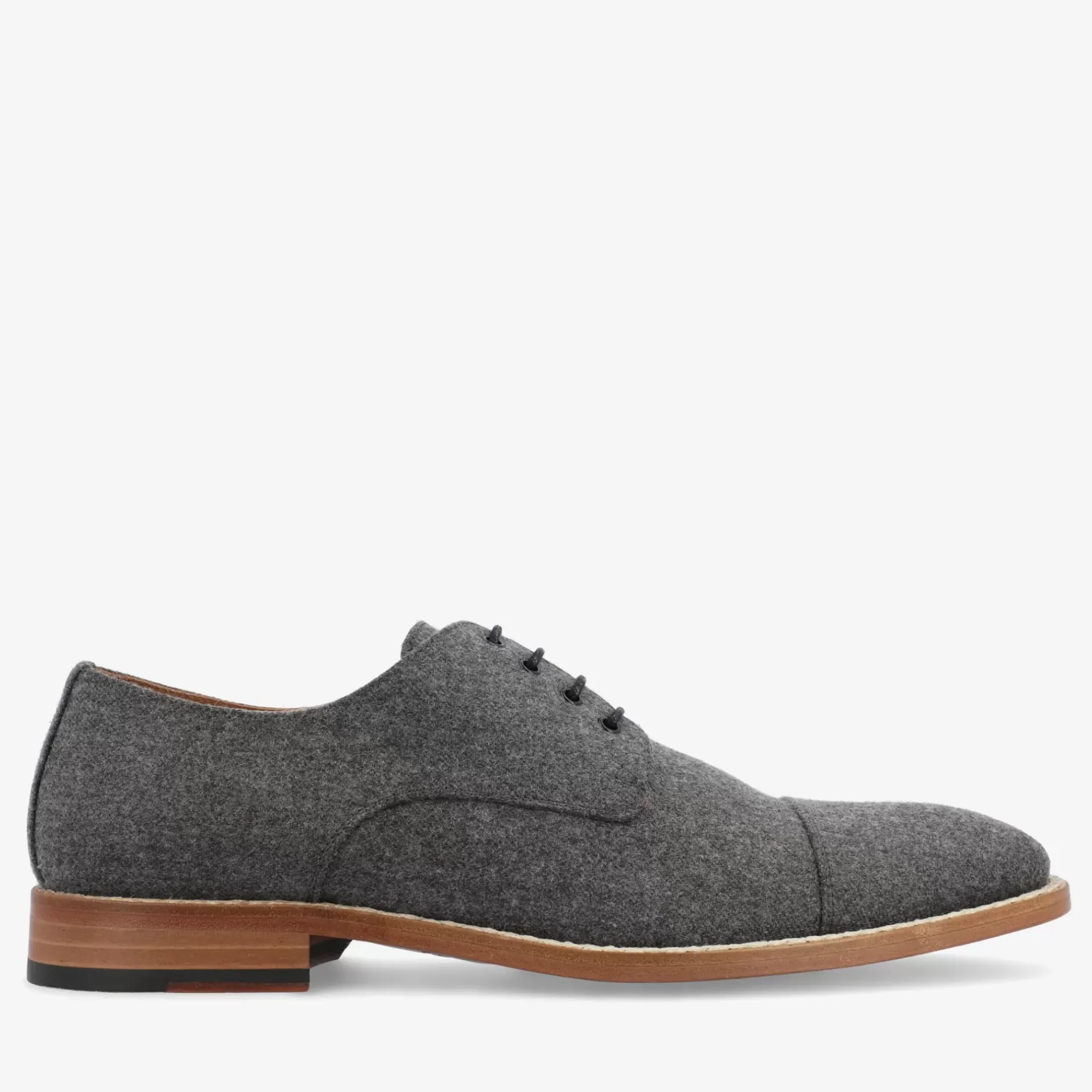 TAFT Shoes>The Kennedy Shoe In Grey Wool |