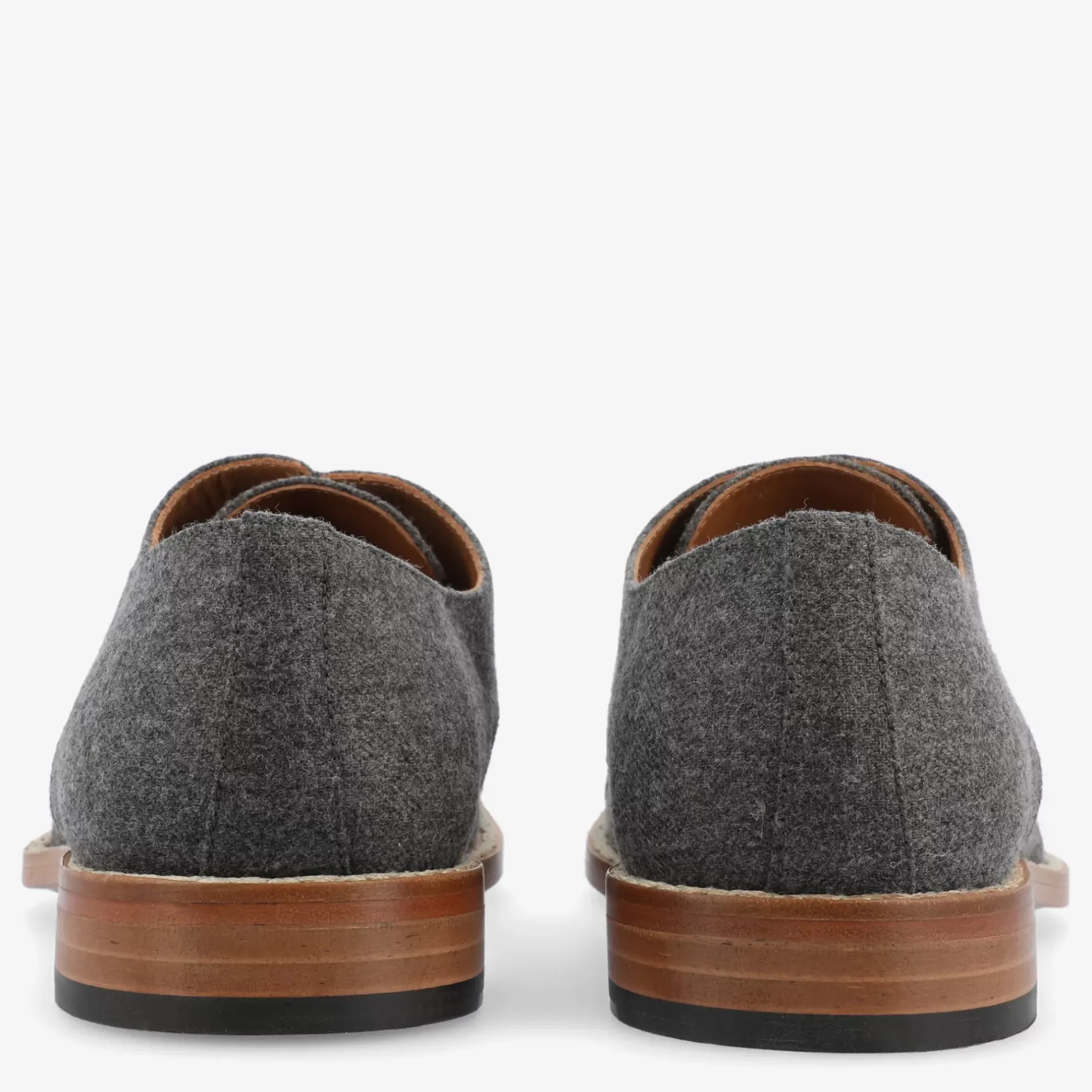TAFT Shoes>The Kennedy Shoe In Grey Wool |