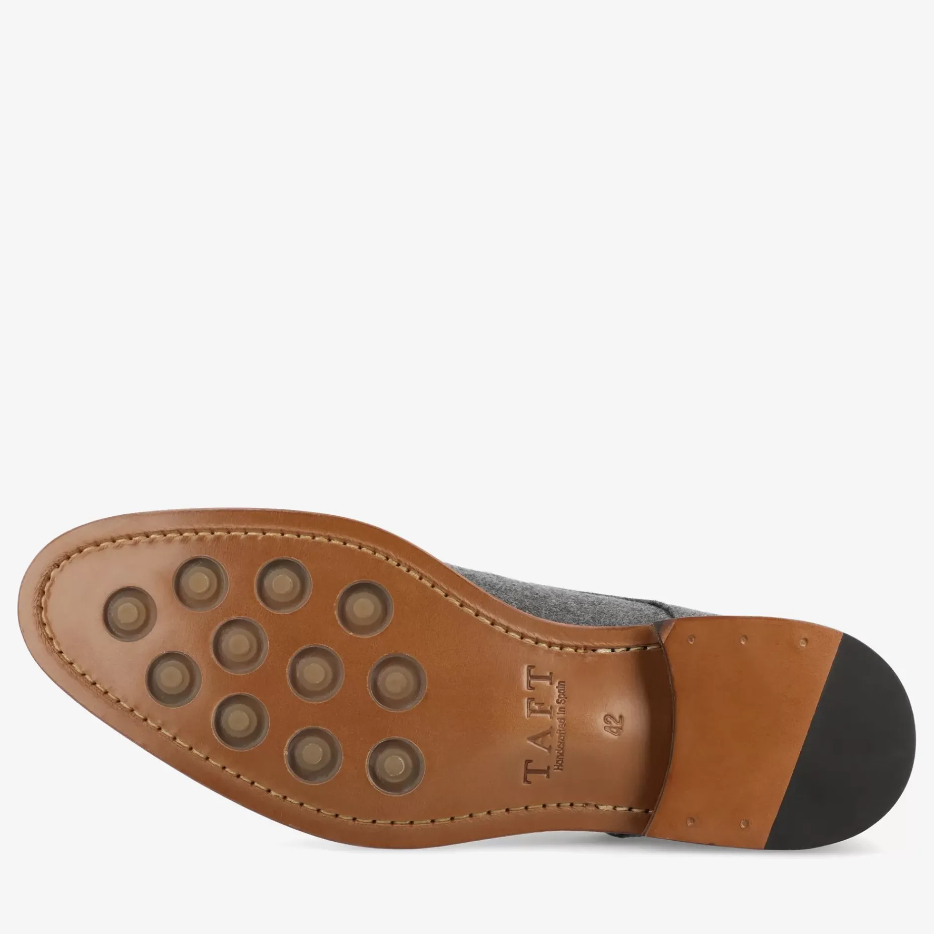 TAFT Shoes>The Kennedy Shoe In Grey Wool |