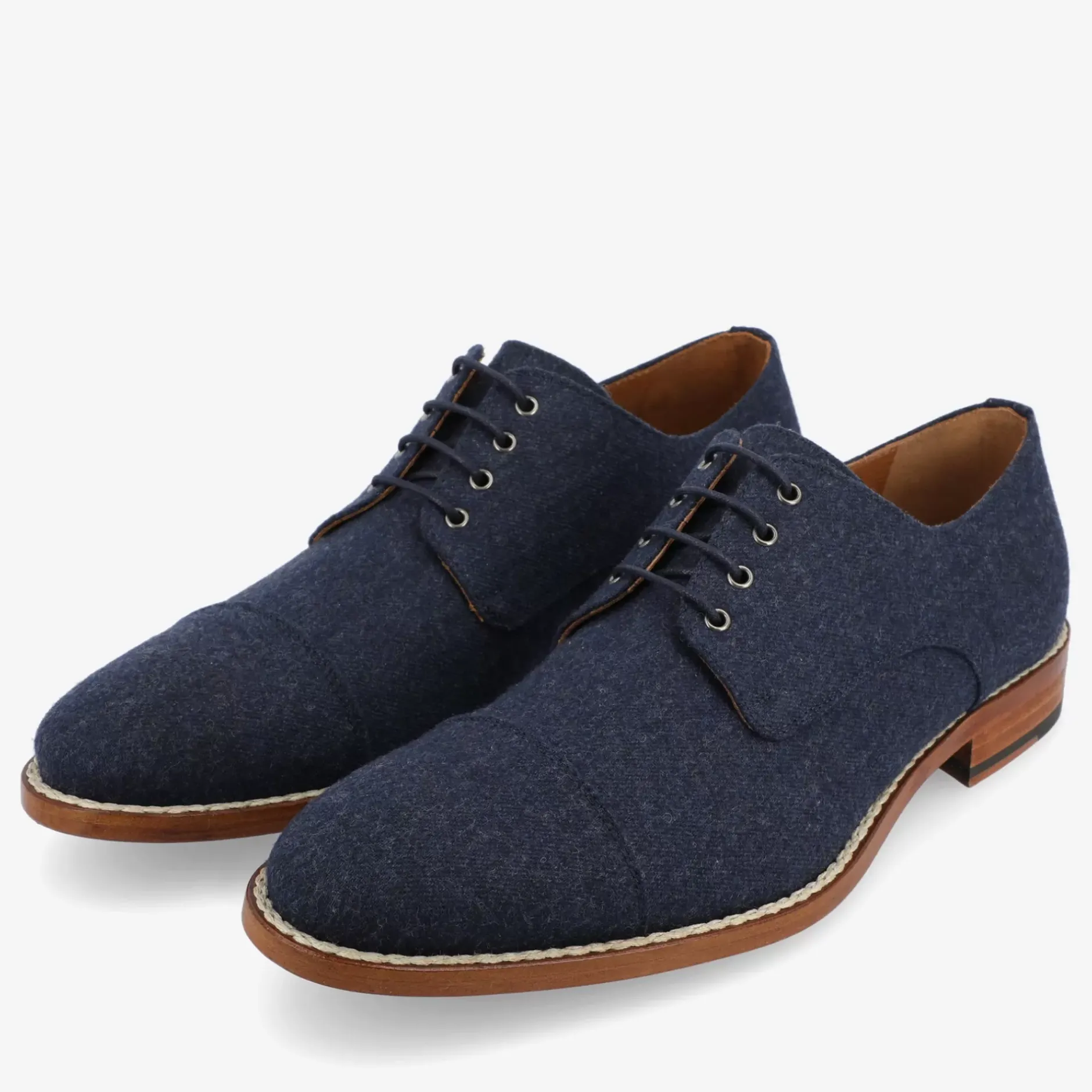 TAFT Shoes>The Kennedy Shoe - Navy Blue Shoes |