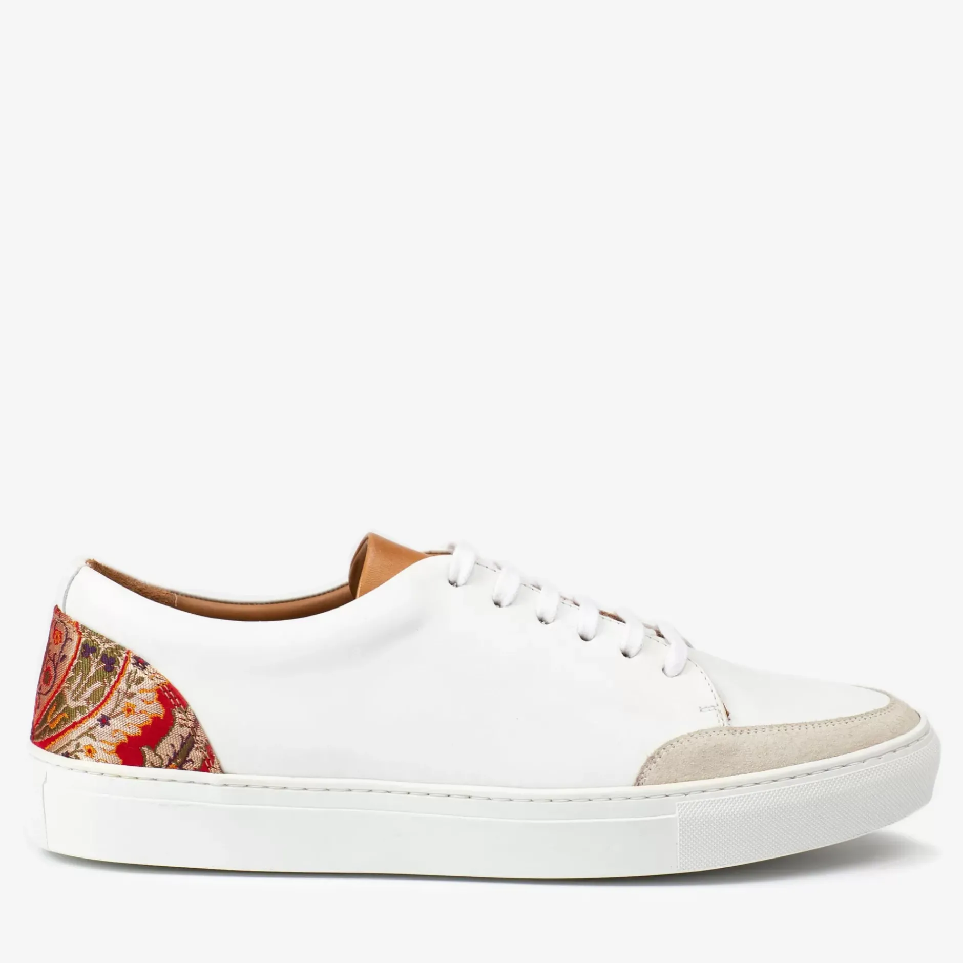 TAFT Sneakers>The Klay Sneaker - Red/White Leather Sneakers |