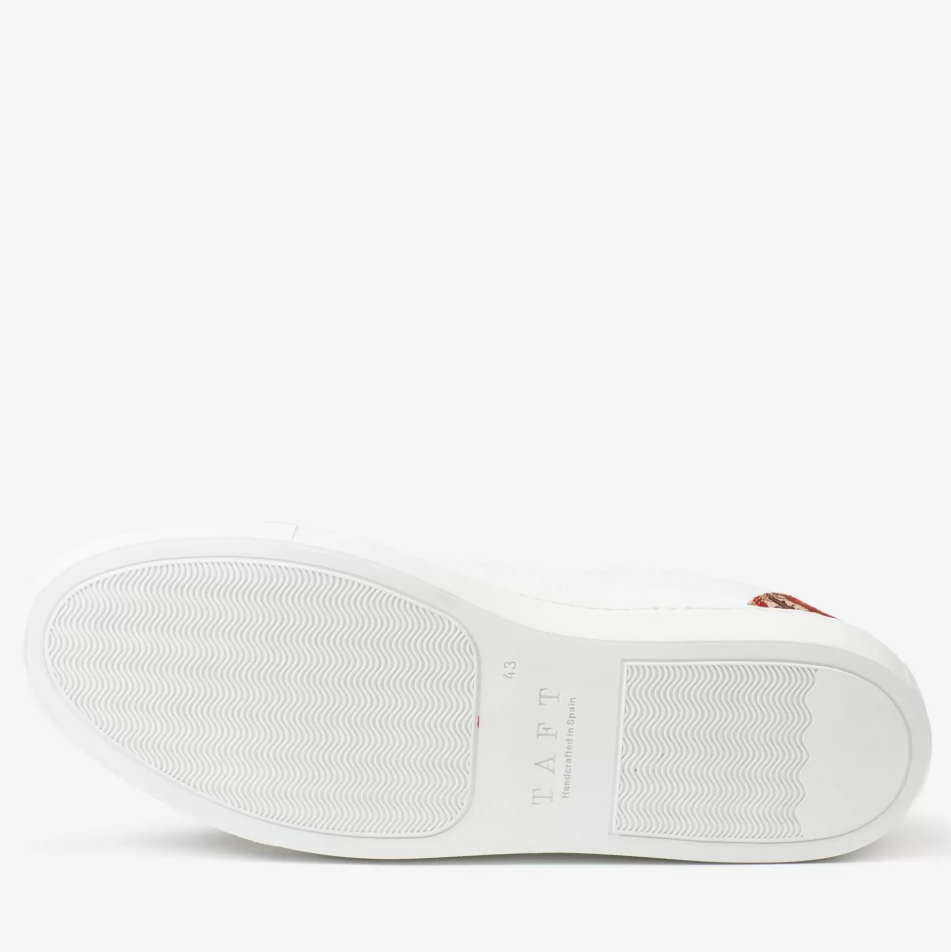 TAFT Sneakers>The Klay Sneaker - Red/White Leather Sneakers |