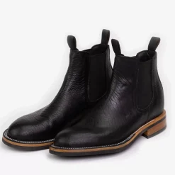 TAFT Taft Stitchdown|Chelsea Boots>The Legion Boot In Black Bison Leather |
