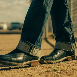 TAFT Taft Stitchdown|Chelsea Boots>The Legion Boot In Black Bison Leather |