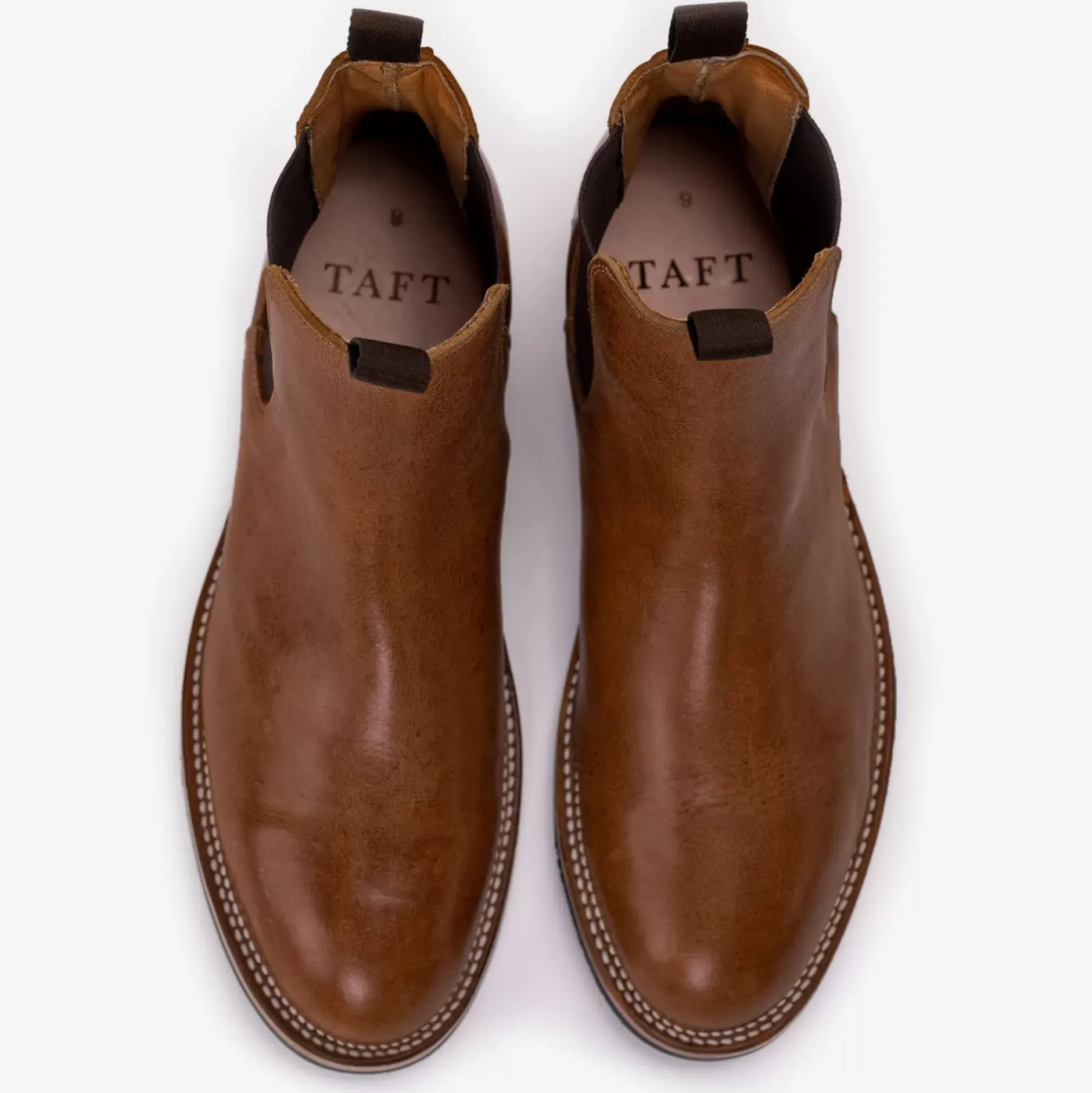 TAFT Taft Stitchdown|Chelsea Boots>The Legion Boot In Nutmeg - Kudu Leather |