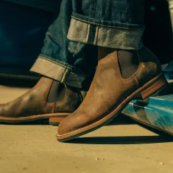 TAFT Chelsea Boots|Boots>The Legion Stitchdown Boot In Rust |
