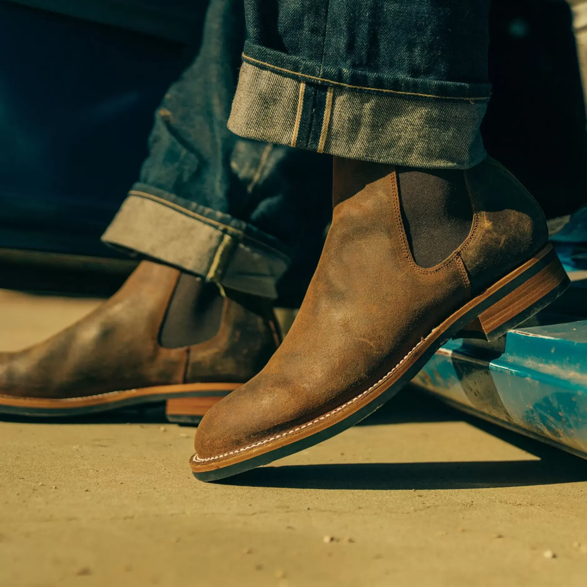 TAFT Chelsea Boots|Boots>The Legion Stitchdown Boot In Rust |
