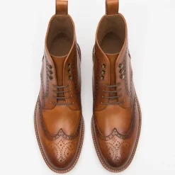 TAFT Boots>The Mack Boot In Burnt Honey Vachetta Leather |