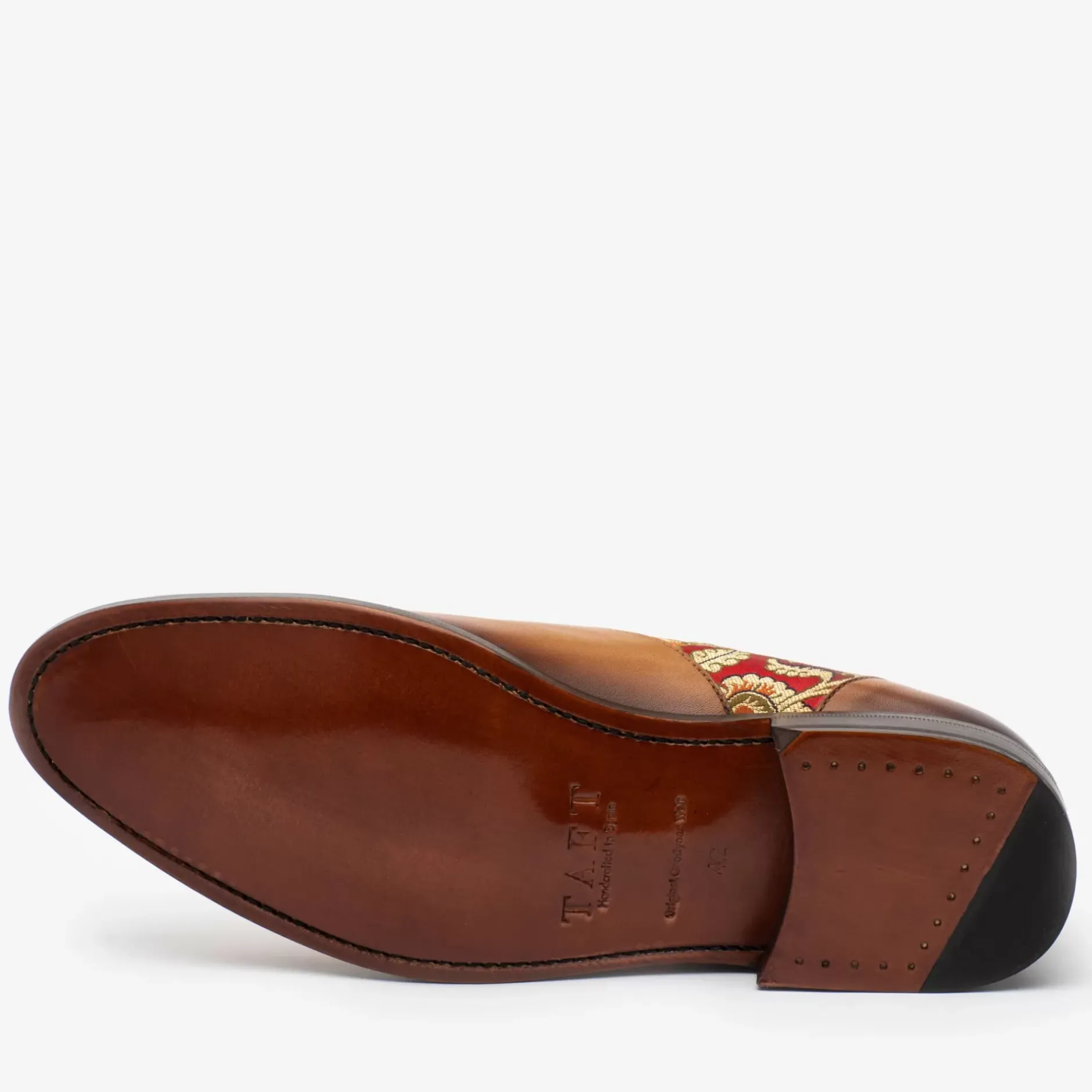 TAFT Shoes>The Paris Shoe In Red Paisley |