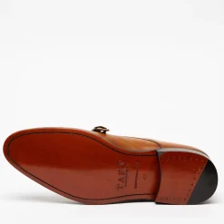 TAFT Shoes>The Prince Shoe In Honey - Double Monk Strap |