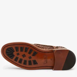 TAFT Boots>The Rome Boot In Woven - Leather Boots |