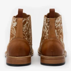 TAFT Boots>The Rome Boot - Suede Print Floral Boots |