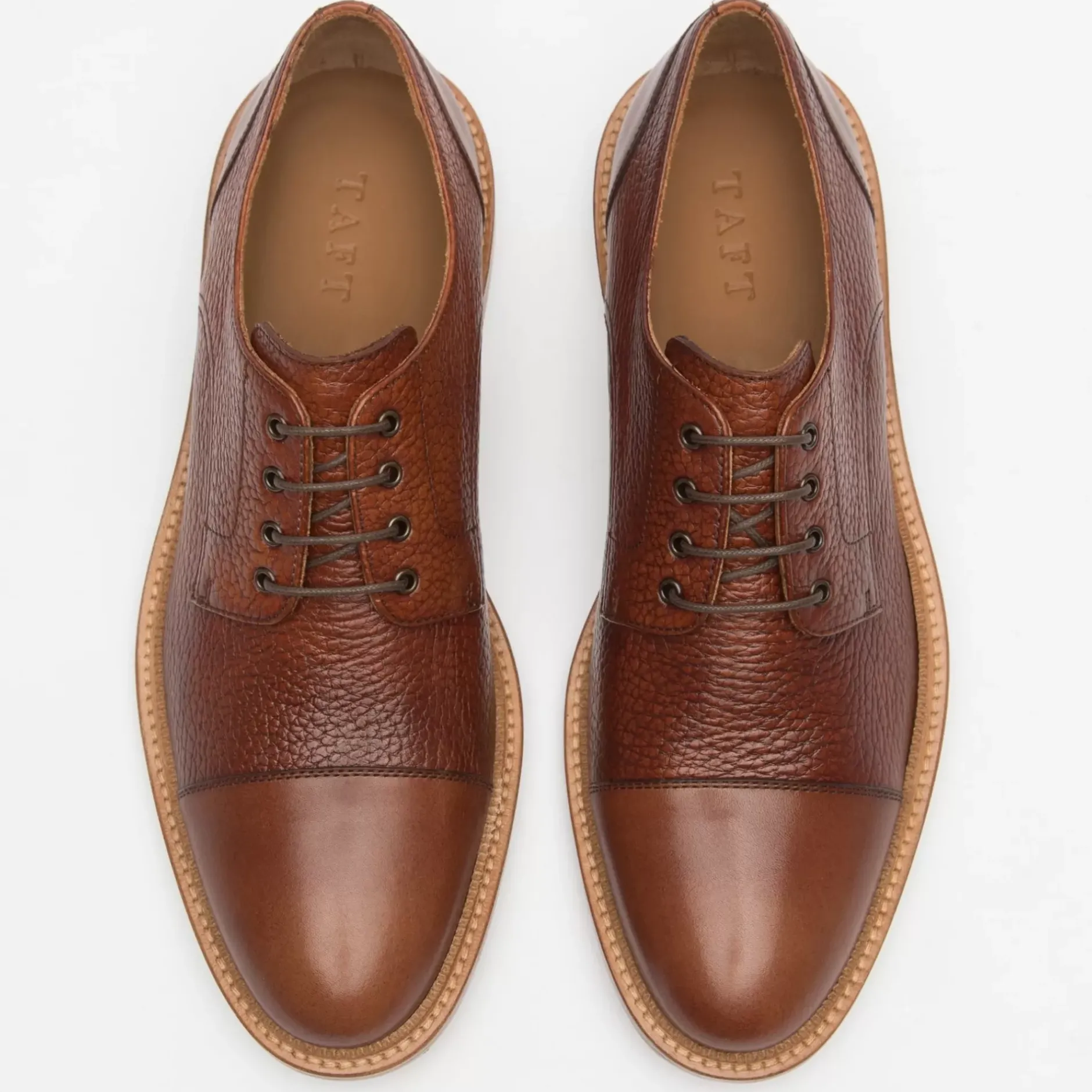 TAFT Shoes>The Rome Shoe - Brown Leather Shoes |
