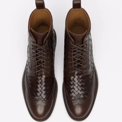 TAFT Boots>The Saint Boot In Espresso Brown - Dress Boot |