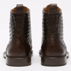 TAFT Boots>The Saint Boot In Espresso Brown - Dress Boot |