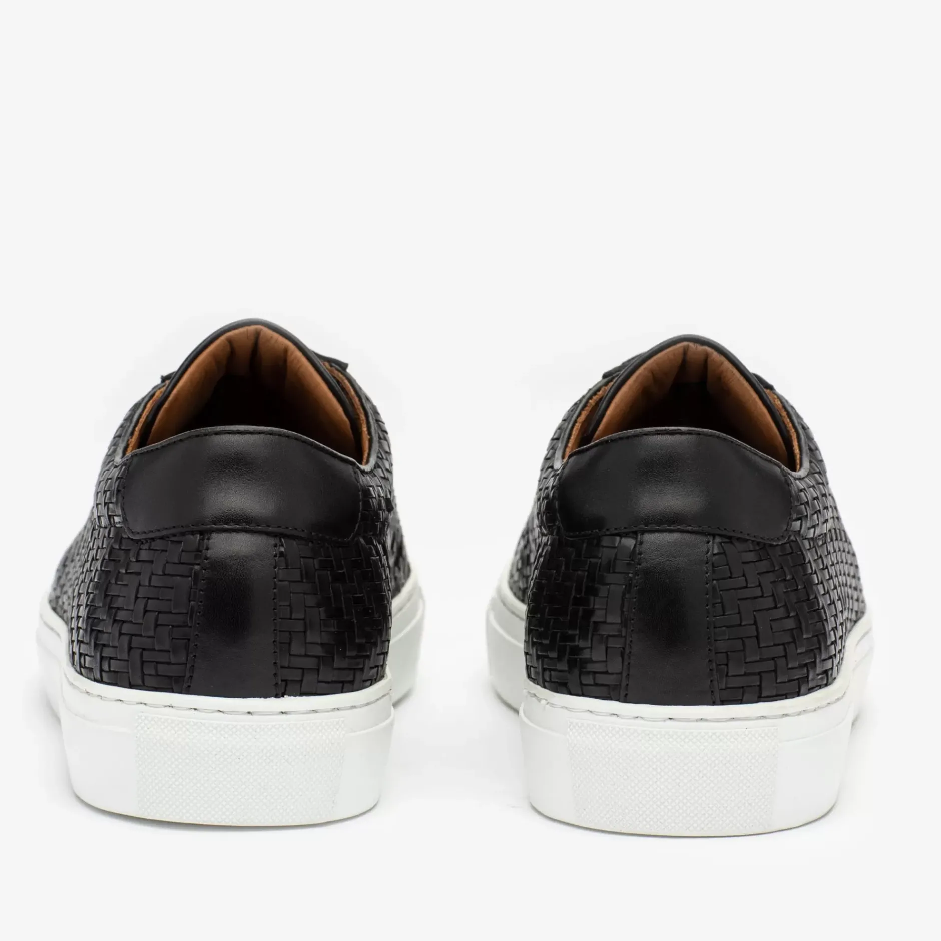 TAFT Sneakers>The Sneaker In Black Woven Leather |