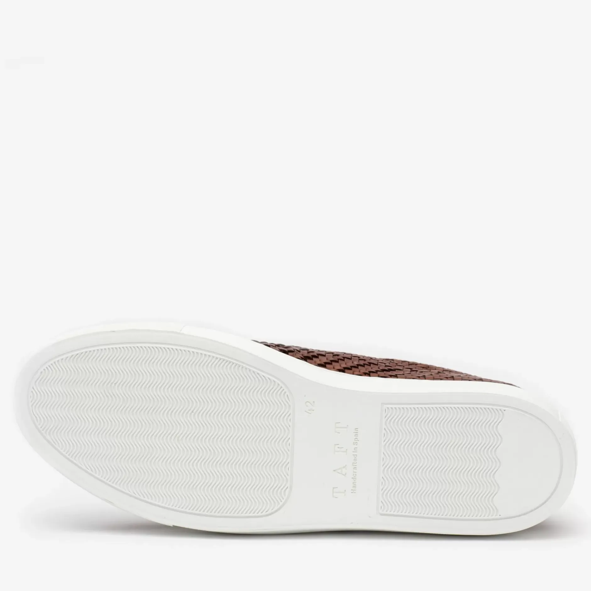 TAFT Sneakers>The Sneaker In Woven Brown Leather |