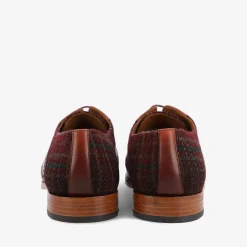 TAFT Shoes>The Wallace Shoe In Red Plaid |