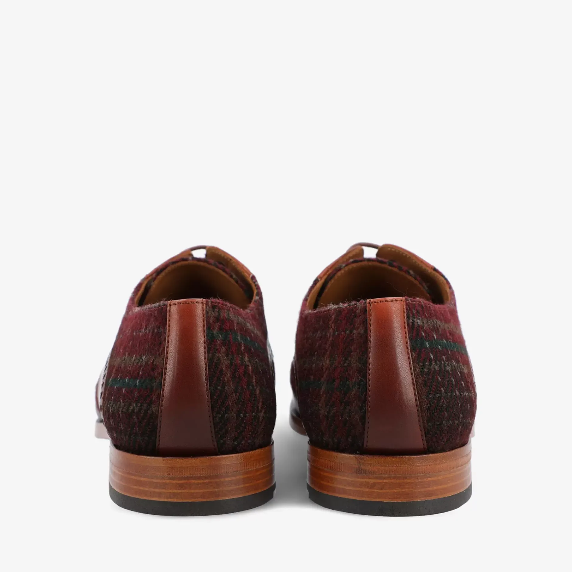TAFT Shoes>The Wallace Shoe In Red Plaid |