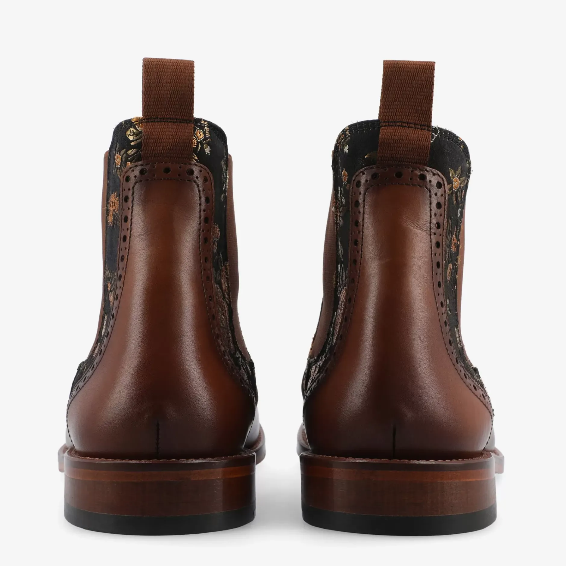 TAFT Boots|Chelsea Boots>Valencia Brown Leather Chelsea Boots - Eden |